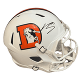 Bo Nix Denver Broncos Autographed Full Size Alternate Speed Replica Helmet - Beckett