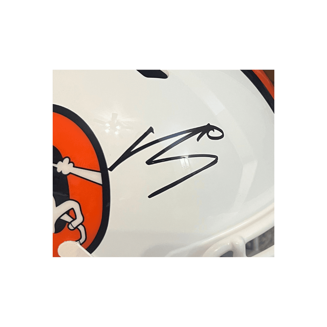 Bo Nix Denver Broncos Autographed Full Size Alternate Speed Replica Helmet - Beckett