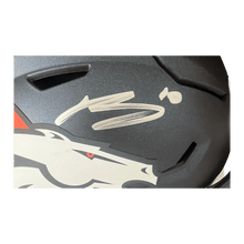 Bo Nix Denver Broncos Autographed Mid Sized SpeedFlex MIDI Helmet - Beckett COA