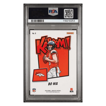 Bo Nix PSA 10 2024 Panini Absolute Kaboom! Horizontal Rookie RC Card #9