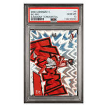 Bo Nix PSA 10 2024 Panini Absolute Kaboom! Horizontal Rookie RC Card #9