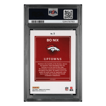 Bo Nix PSA 10 2024 Panini Donruss Optic Uptowns Rookie RC Card #3