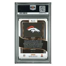 Bo Nix PSA 10 2024 Panini Select Red Disco Rookie RC #d/ 49 Card #117