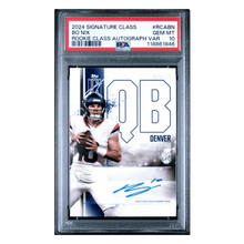 Bo Nix PSA 10 2024 Topps Signature Class Rookie Class Autograph Variation Card #RCABN