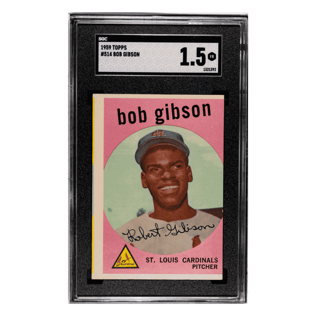Bob Gibson SGC 1.5 1959 Topps Card #514