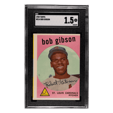 Bob Gibson SGC 1.5 1959 Topps Card #514