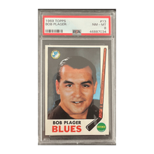 Bob Plager PSA 8 NEAR MINT 1969 Topps #13