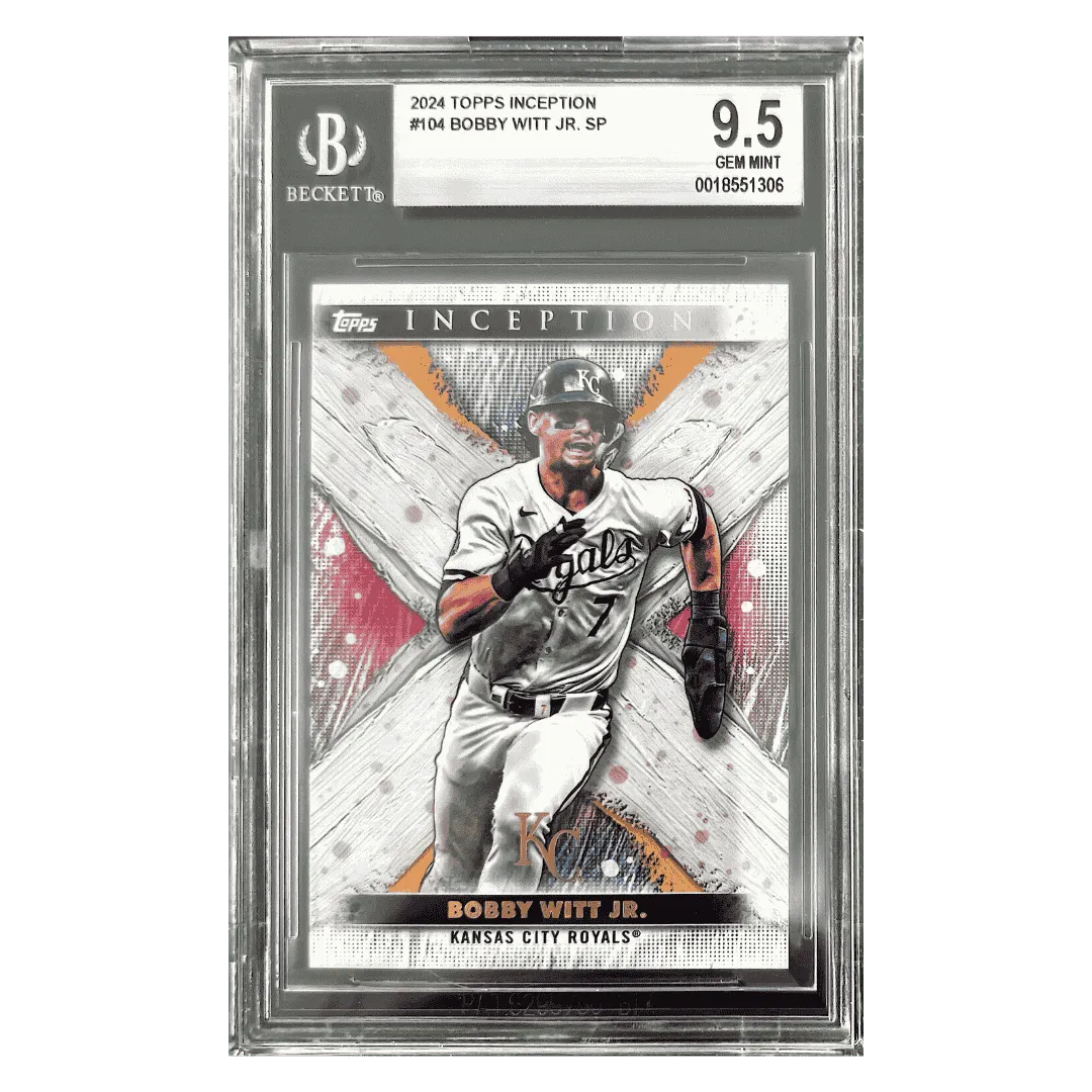 Bobby Witt Jr BGS 9.5 2024 Topps Inception SP Card #104