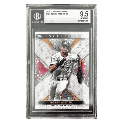 Bobby Witt Jr BGS 9.5 2024 Topps Inception SP Card #104
