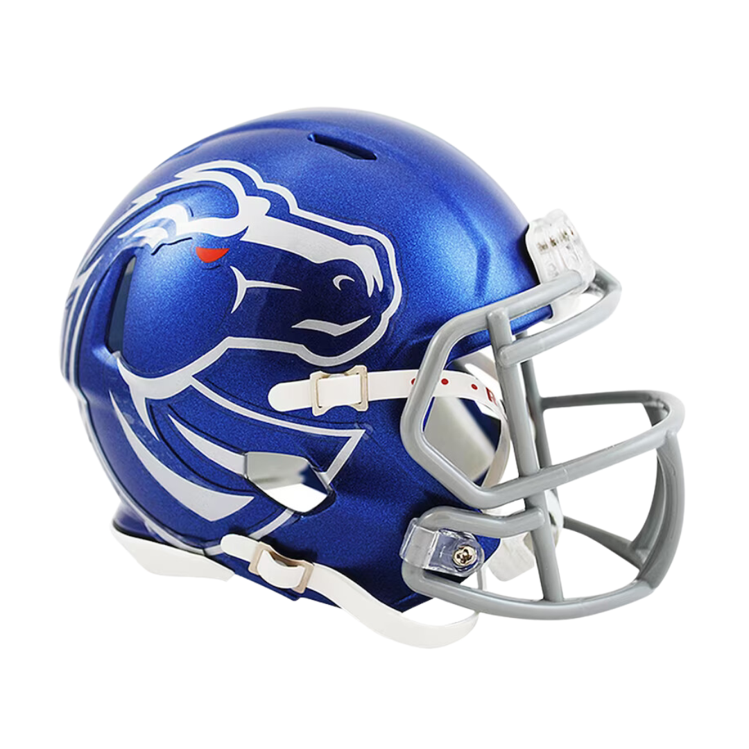 Boise State Broncos Blue Speed Riddell Mini Football Helmet