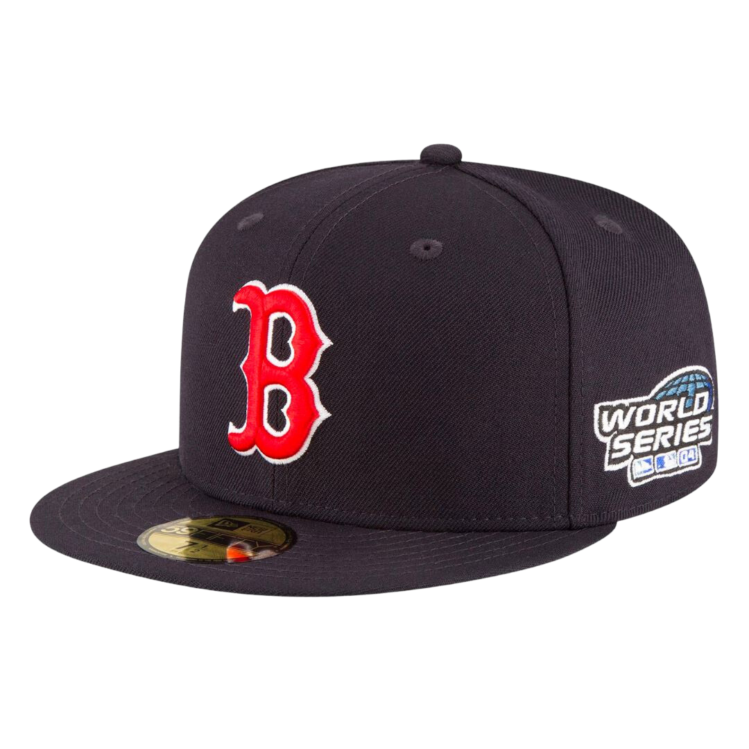 Boston Red Sox 2004 World Series Patch 59FIFTY Fitted Hat
