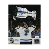 Brayden Schenn St Louis Blues Blue Autographed Stanley Cup Photo - JSA COA