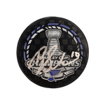 
Brayden Schenn St Louis Blues Autographed 2019 Stanley Cup Champions Puck - JSA COA — Front
