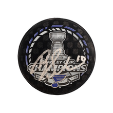 Brayden Schenn St Louis Blues Autographed 2019 Stanley Cup Champions Puck - JSA COA