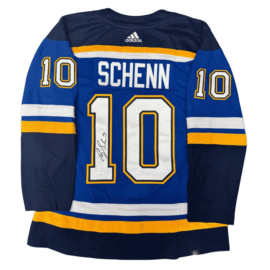 Brayden Schenn St Louis Blues Autographed Adidas Home Jersey - JSA COA