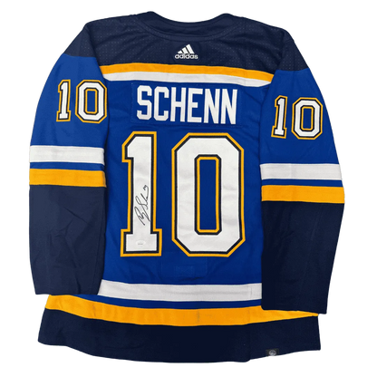 Brayden Schenn St Louis Blues Autographed Adidas Home Jersey - JSA COA