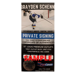 
Brayden Schenn St Louis Blues Autographed Away 8x10 Photo - Fan Cave COA — Label