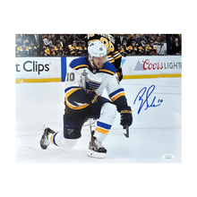Brayden Schenn St Louis Blues Autographed Celebrating 11x14 Photo - JSA COA