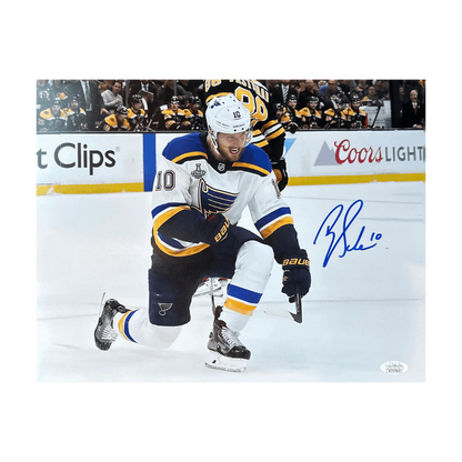 Brayden Schenn St Louis Blues Autographed Celebrating 11x14 Photo - JSA COA