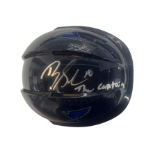 Brayden Schenn St Louis Blues Autographed Mini Replica Blue Helmet with Inscription - JSA COA
