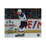 
Brayden Schenn St Louis Blues Autographed Scream 8x10 Photo - Fan Cave COA — Front