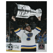 Brayden Schenn St Louis Blues Black Autographed Stanley Cup Photo - Fanatics COA