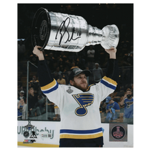 Brayden Schenn St Louis Blues Black Autographed Stanley Cup Photo - Fanatics COA