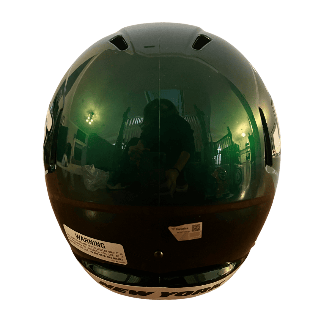 Breece Hall New York Jets Autographed F/S Speed Replica Helmet - Fanatics COA
