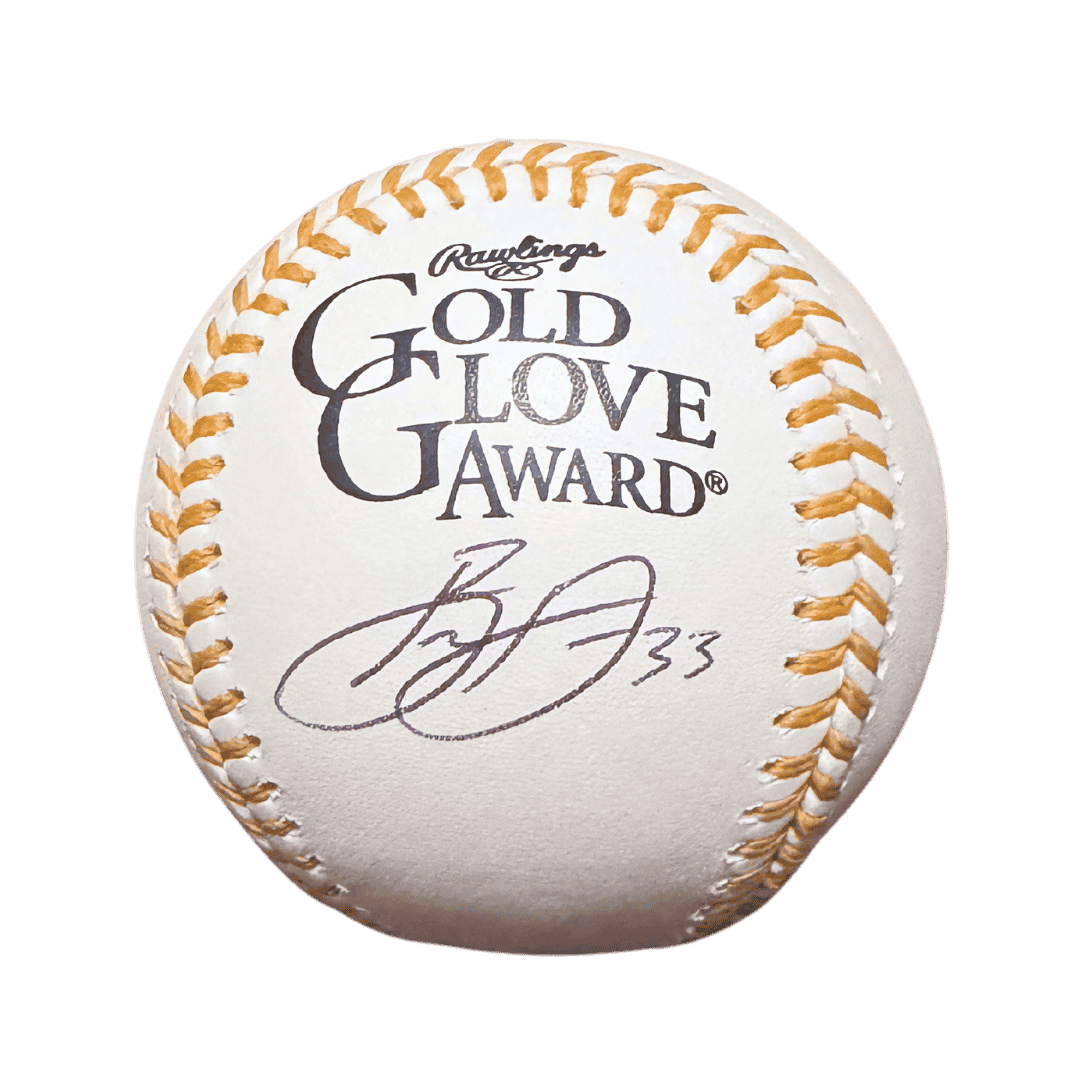 Brendan Donovan St Louis Cardinals Autographed Gold Glove Baseball - MLB COA