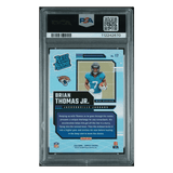 Brian Thomas Jr PSA 10 2024 Panini Donruss Rated Rookies Retro Card #17