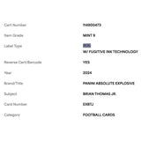 Brian Thomas Jr PSA 9 2024 Panini Absolute Explosive Rookie RC Card #EXBTJ