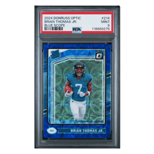 Brian Thomas Jr PSA 9 2024 Panini Donruss Optic Blue Scope Rated Rookie Card #214
