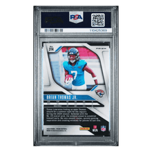 Brian Thomas Jr PSA 9 2024 Panini Prizm Green Prizm Rookie RC Card #314