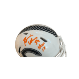 Brian Urlacher Chicago Bears Autographed Mini Salute to Service Helmet w/HOF Inscription- Beckett COA