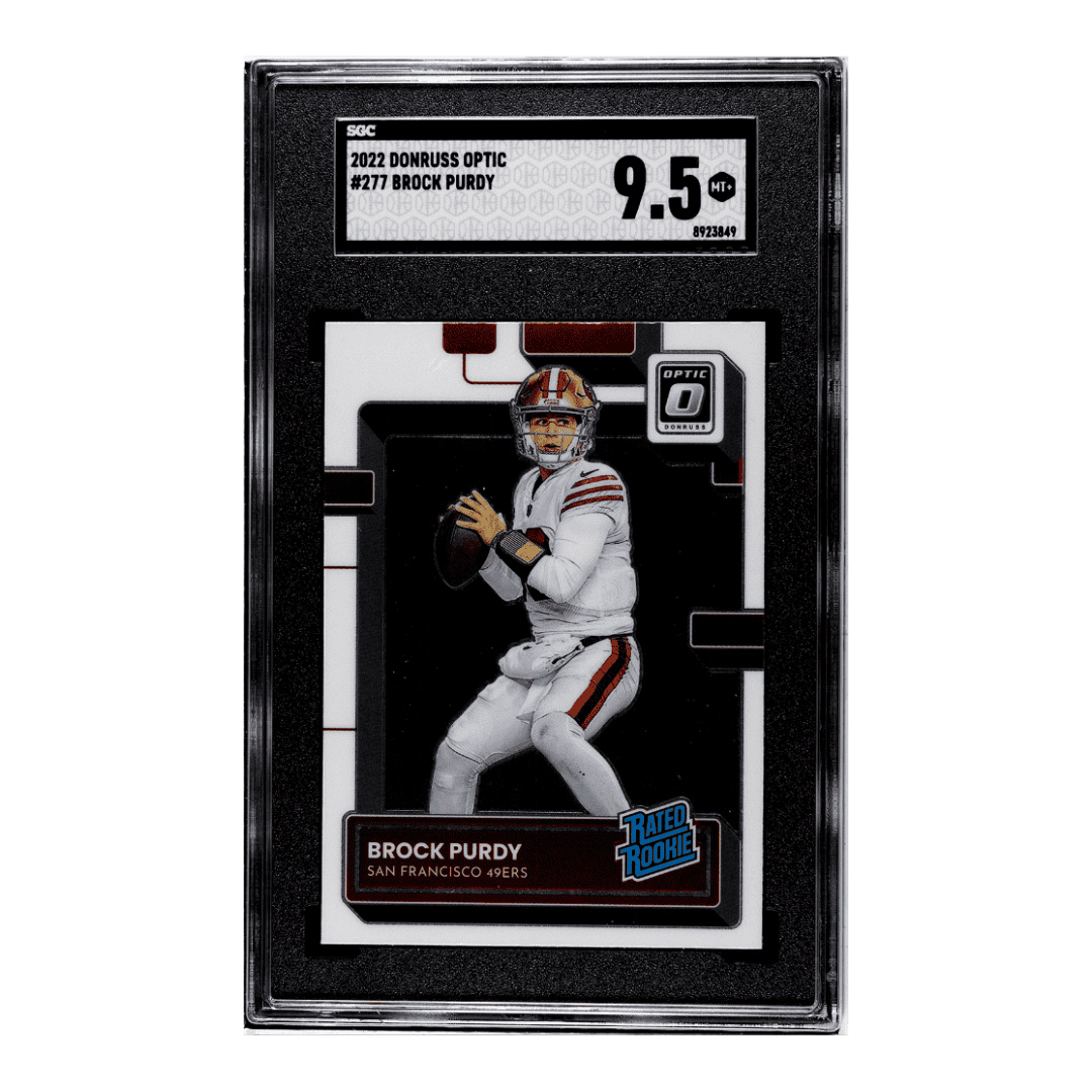 Brock Purdy SGC 9.5 2022 Donruss Optic Rookie RC Card #277