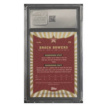 Brock Bowers CGC 10 2024 Topps Finest Prodigies Autograph Blue Geometric Refractor #d/ 99 Card #PBB