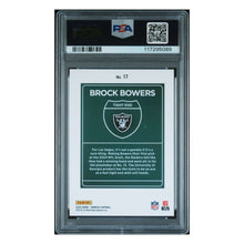 Brock Bowers PSA 10 2024 Panini Donruss Downtown! Rookie RC Card #17