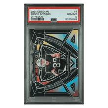 Brock Bowers PSA 10 2024 Panini Obsidian Vitreous Rookie RC Case Hit Card #8