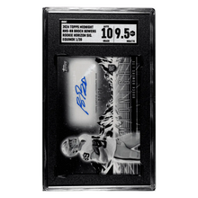 Brock Bowers SGC 9.5 2024 Topps Midnight Rookie Horizon Signatures Equinox #1/ 20 Card #RHS-BB