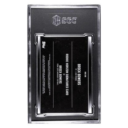 Brock Bowers SGC 9.5 2024 Topps Midnight Rookie Horizon Signatures Equinox #1/ 20 Card #RHS-BB