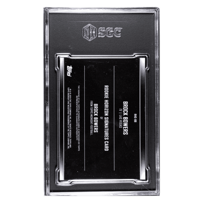 Brock Bowers SGC 9.5 2024 Topps Midnight Rookie Horizon Signatures Equinox #1/ 20 Card #RHS-BB