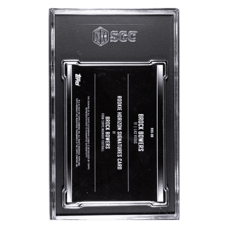 Brock Bowers SGC 9.5 2024 Topps Midnight Rookie Horizon Signatures Equinox #1/ 20 Card #RHS-BB