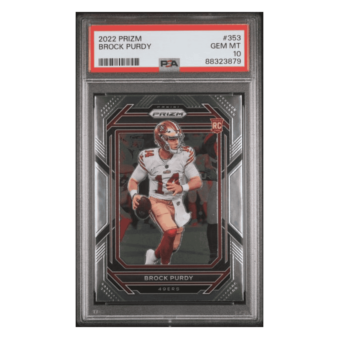 Brock Purdy PSA 10 2022 Panini Prizm Rookie RC Card #353
