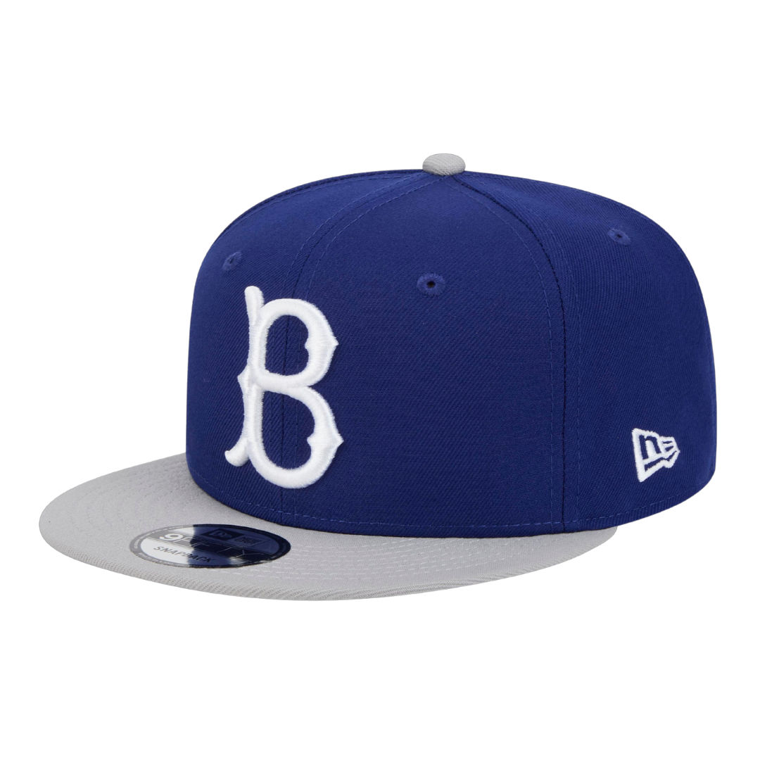 Brooklyn Dodgers Official Team Color New Era Royal/Grey 9FIFTY Adjustable Snapback Hat