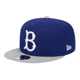 Brooklyn Dodgers Official Team Color New Era Royal/Grey 9FIFTY Adjustable Snapback Hat