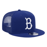 Brooklyn Dodgers Trucker Meshback New Era Royal 9FIFTY Adjustable Snapback Hat