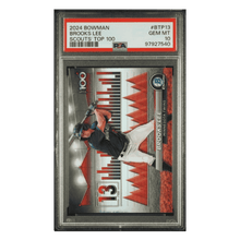 Brooks Lee PSA 10 2024 Topps Bowman Scouts' Top 100 Card #BTP13