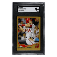 Bryce Harper SGC 9 2013 Topps Gold #d/ 2013 Card #369