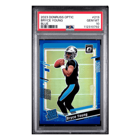 Bryce Young PSA 10 2023 Panini Donruss Optic Blue Rated Rookie #d/ 199 Card #213