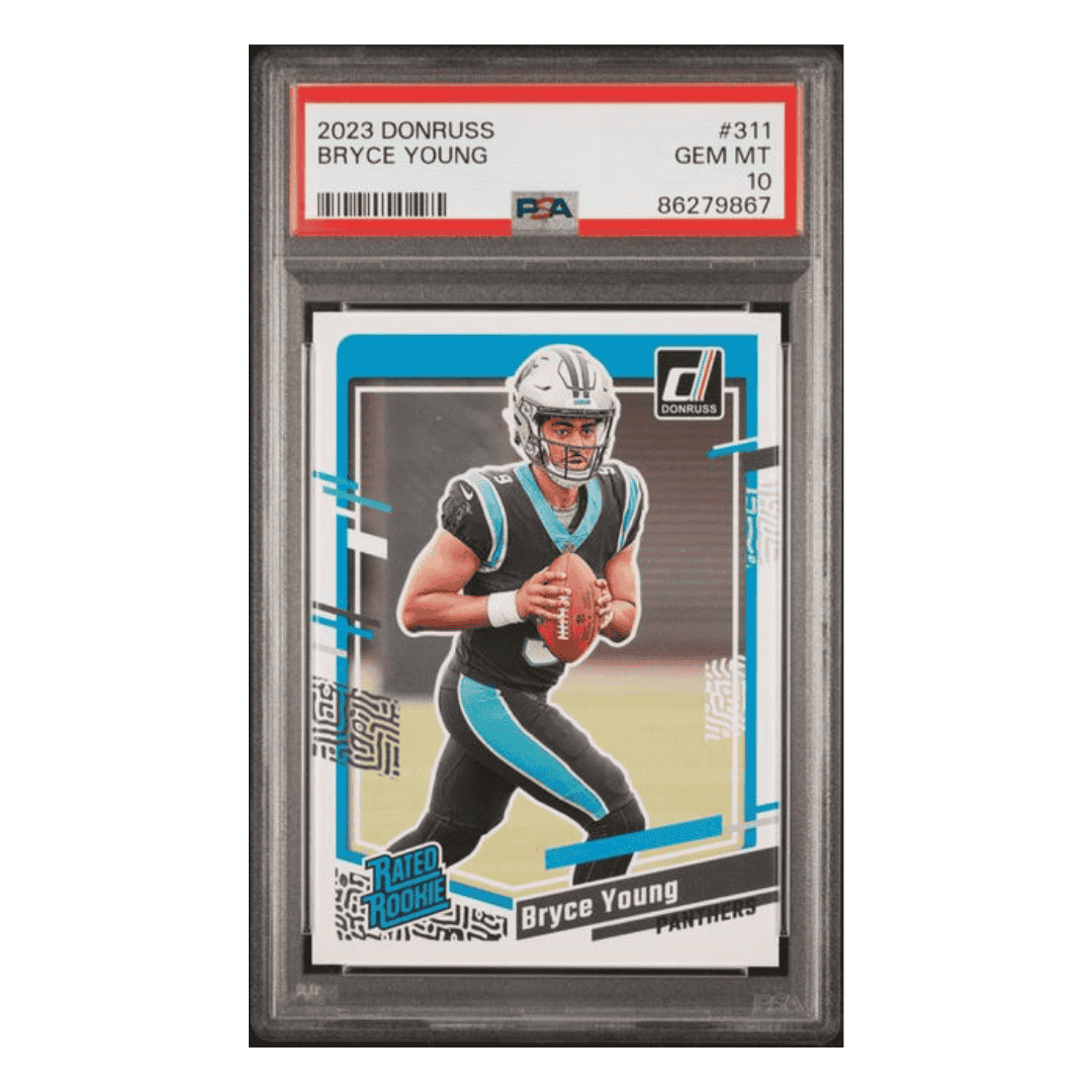 Bryce Young PSA 10 2023 Panini Donruss Rated Rookie Card #311